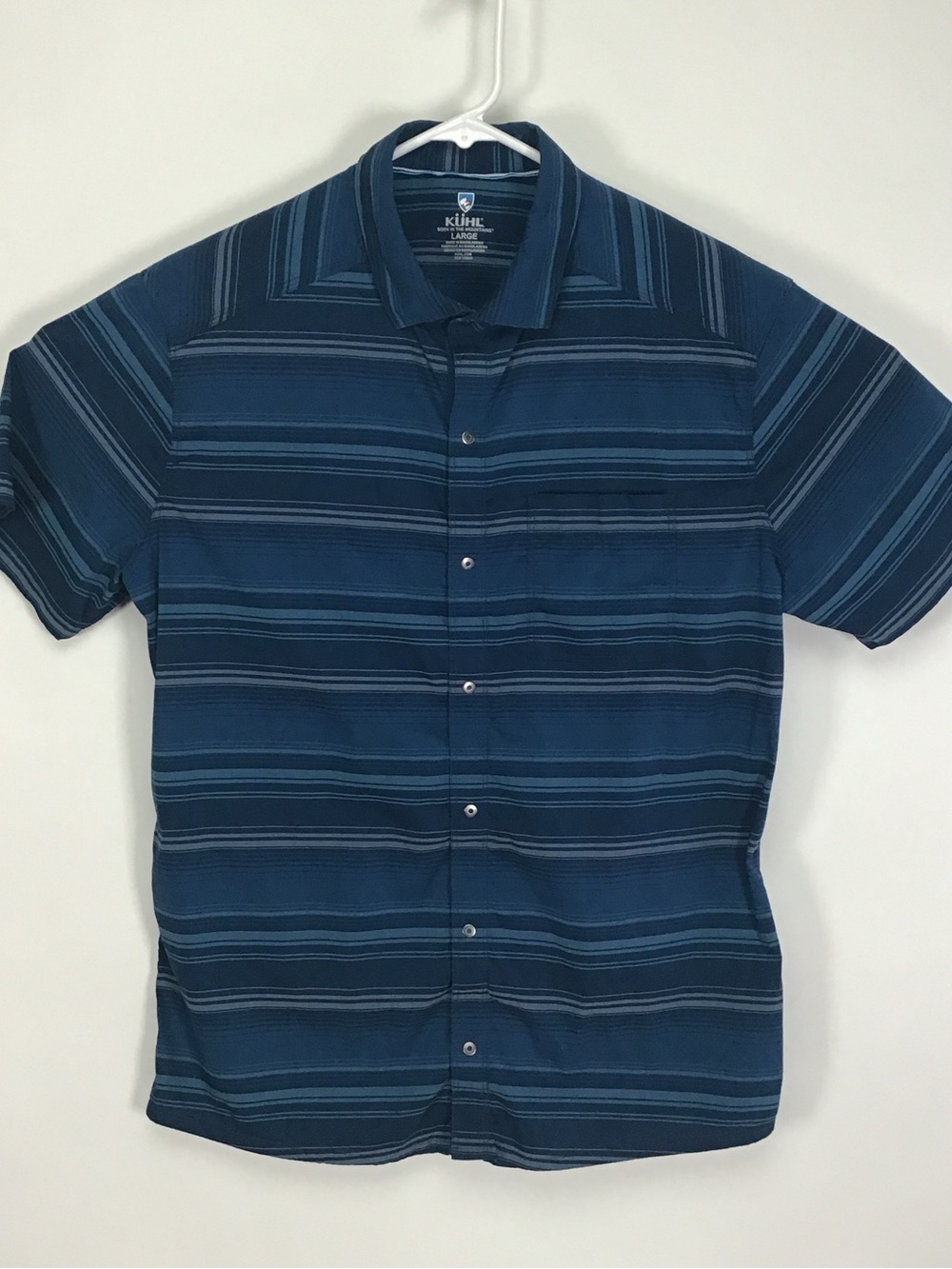 Kuhl Intriguer men’s short sleeve button up shirt large
